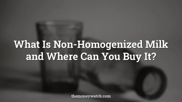 Cup, bottle and still life photo for a guide to where can i buy non homogenized
