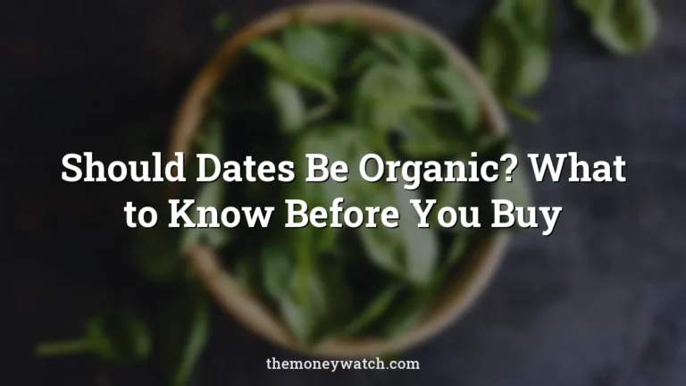 Top view, basil and herbs photo for a guide to should dates be organic