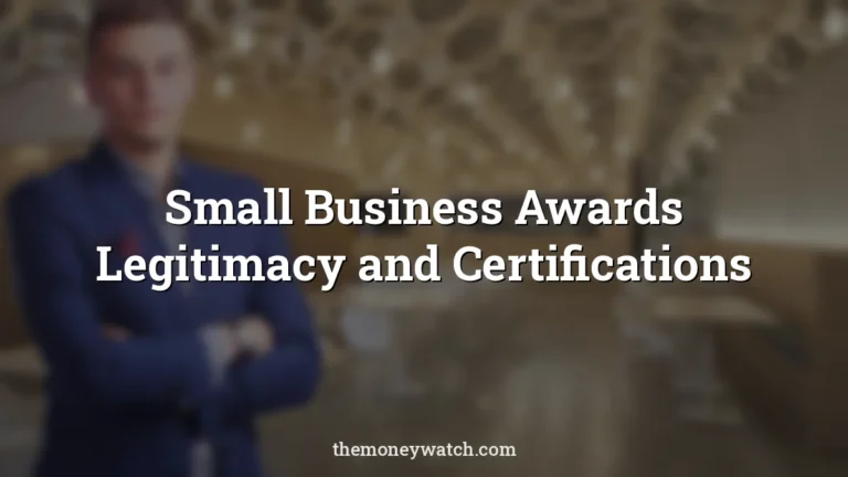 Man, entrepreneur and business photo for a guide to small business awards legitimacy