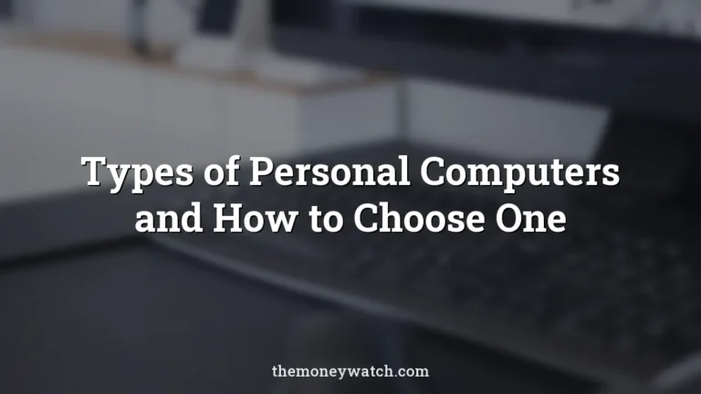 Office, work and workspace photo for a guide to types of personal computers