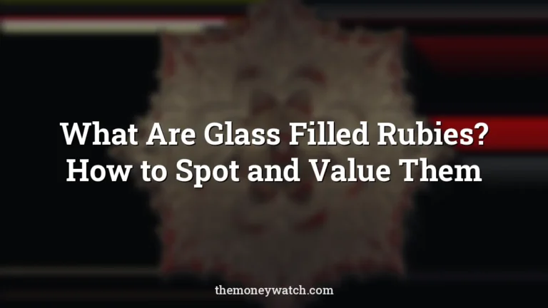 Jewelry, jewel and gem photo for a guide to what are glass filled rubies