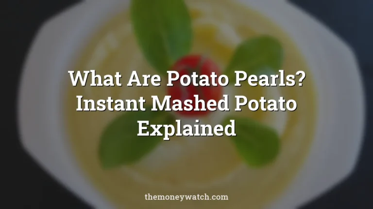 Mashed potatoes serving pan photo for a guide to what are potato pearls