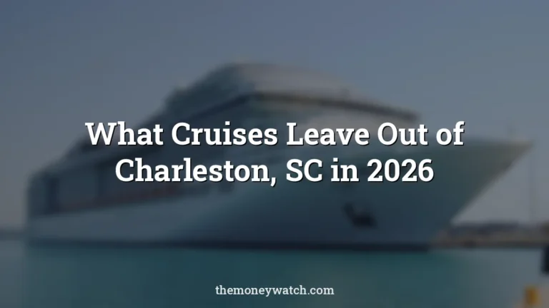 Sea, cruise and boat photo for a guide to what cruises leave out of charleston sc