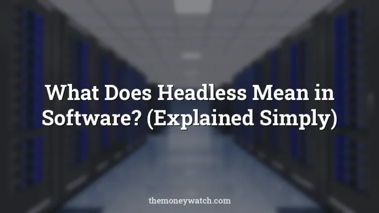 Data center, technology and server photo for a guide to what does headless mean in software