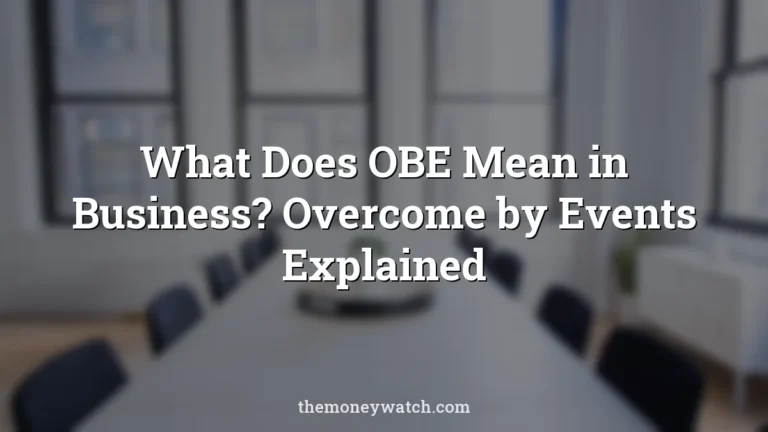Chairs, empty and office photo for a guide to what does obe mean in business