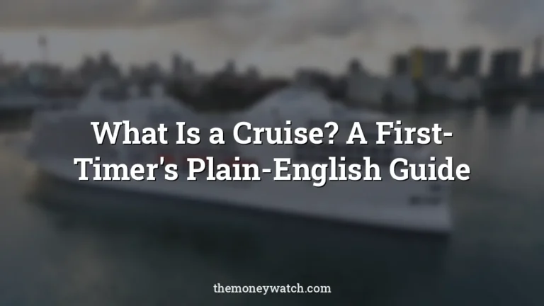 Cruise, ship and luxury photo for a guide to what is a cruise