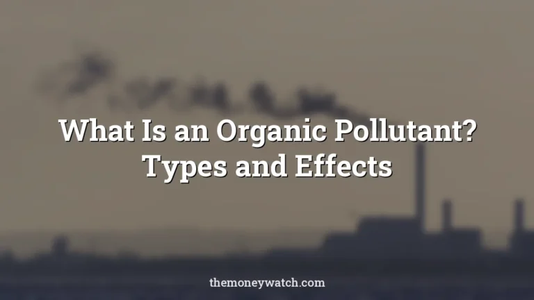 Factory smokestacks river sediment photo for a guide to what is an organic pollutant