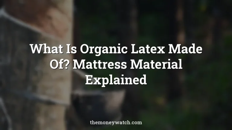 Rubber, plantation and latex photo for a guide to what is organic latex made of