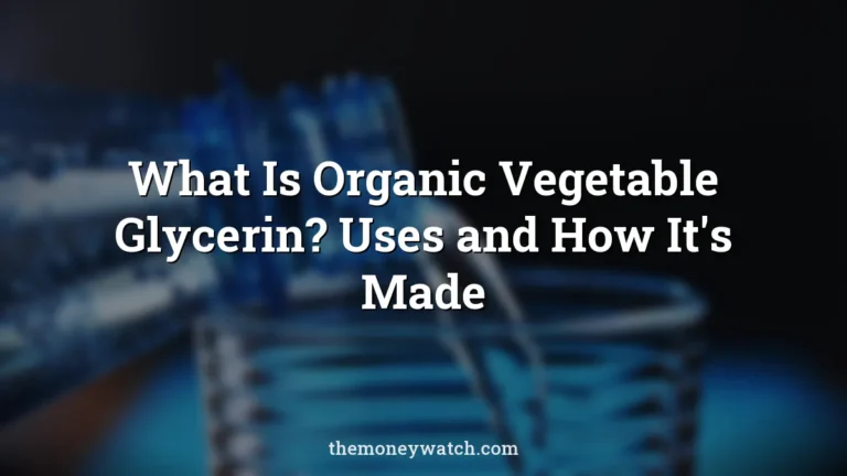Bottle, mineral water and glass photo for a guide to what is organic vegetable glycerin