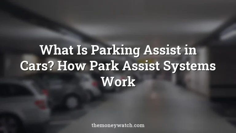 What Is Parking Assist in Cars? How Park Assist Systems Work