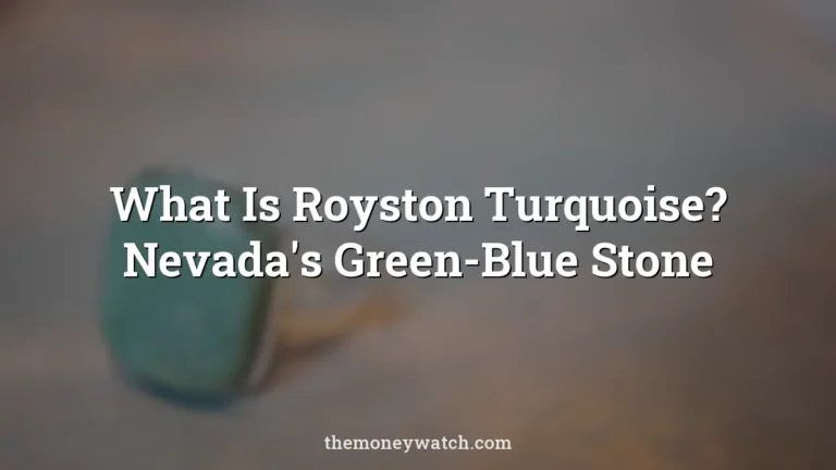 Turquoise cabochon silver ring photo for a guide to what is royston turquoise