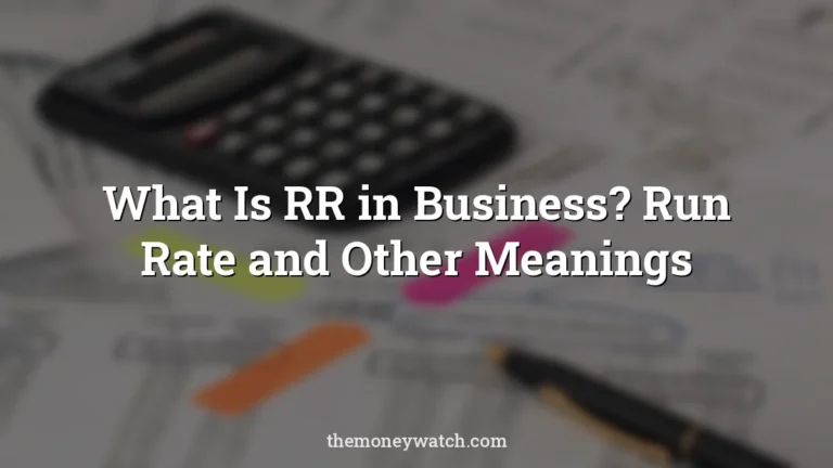 Calculator, calculation and insurance photo for a guide to what is rr in business