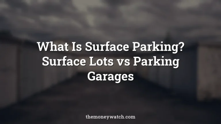 Garage, parking and gritty photo for a guide to what is surface parking