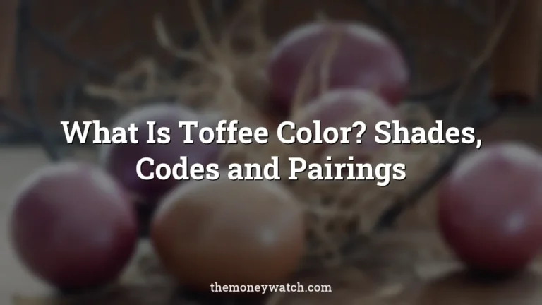 Easter eggs, basket and color photo for a guide to what is toffee color