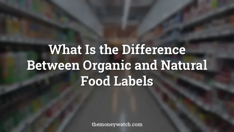 Grocery store, supermarket and retail photo for a guide to what the difference between organic and