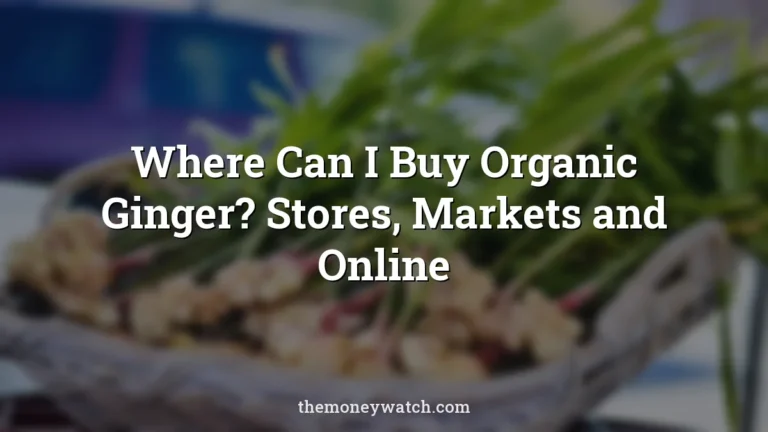 Ginger, local food and market photo for a guide to where can i buy organic ginger