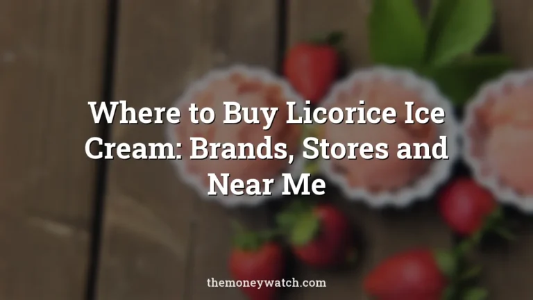 Where to Buy Licorice Ice Cream: Brands, Stores and Near Me