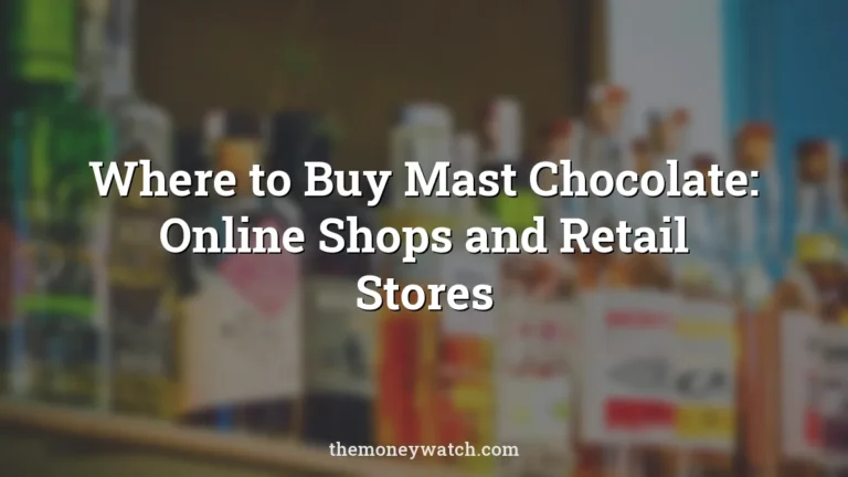 Bottles, alcohol and drinks photo for a guide to where to buy mast chocolate