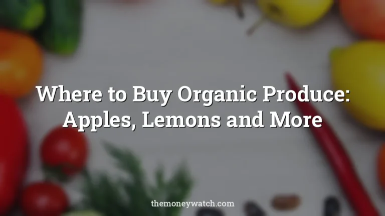 Vegetables, food and healthy photo for a guide to where to buy organic produce