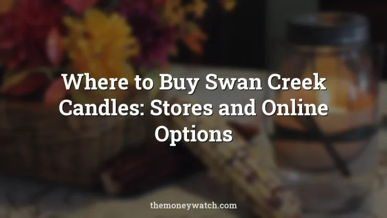 Corn, flowers and colorful photo for a guide to where to buy swan creek candles