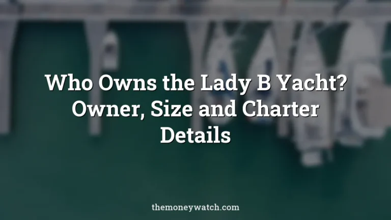 Anchored, yachts and dock photo for a guide to who owns the lady b yacht