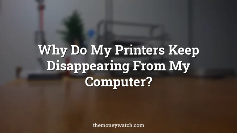 Office, desk and lamp photo for a guide to why do my printers keep disappearing from