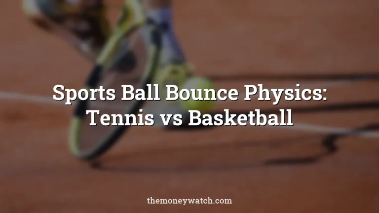 Tennis, play and tennis court photo for a guide to sports ball bounce physics