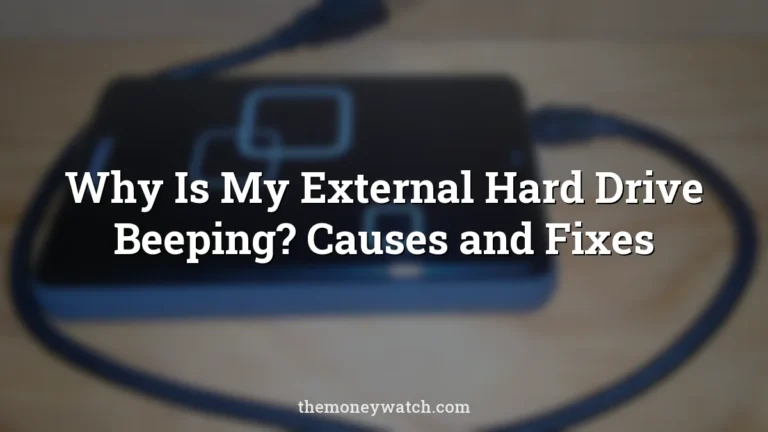 External hard drive and usb photo for a guide to why is my external hard drive