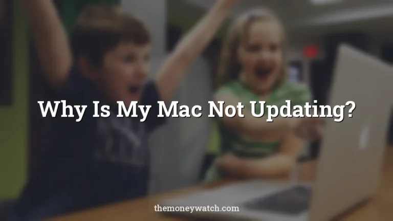 Children, win and success photo for a guide to why is my mac not updating