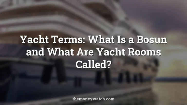 Boat, yacht and port photo for a guide to what is a bosun on a yacht